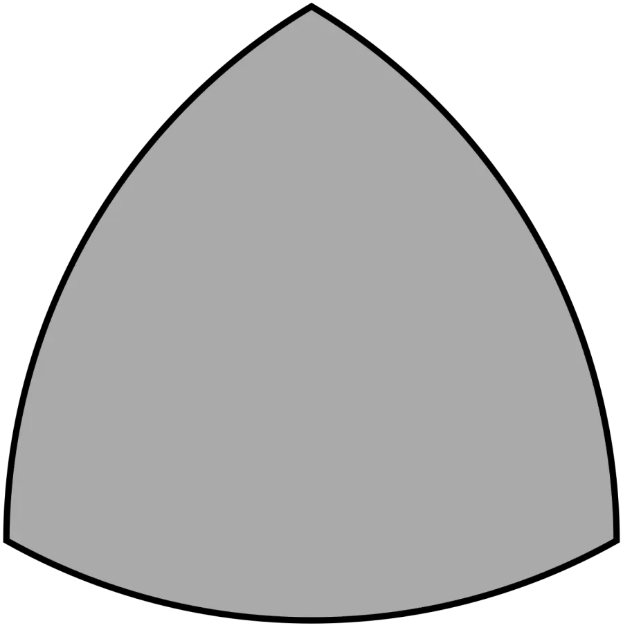 La carte Triangle de Reuleaux