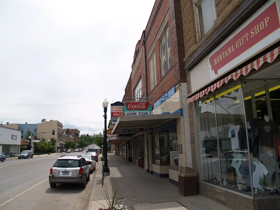 La carte Lewistown