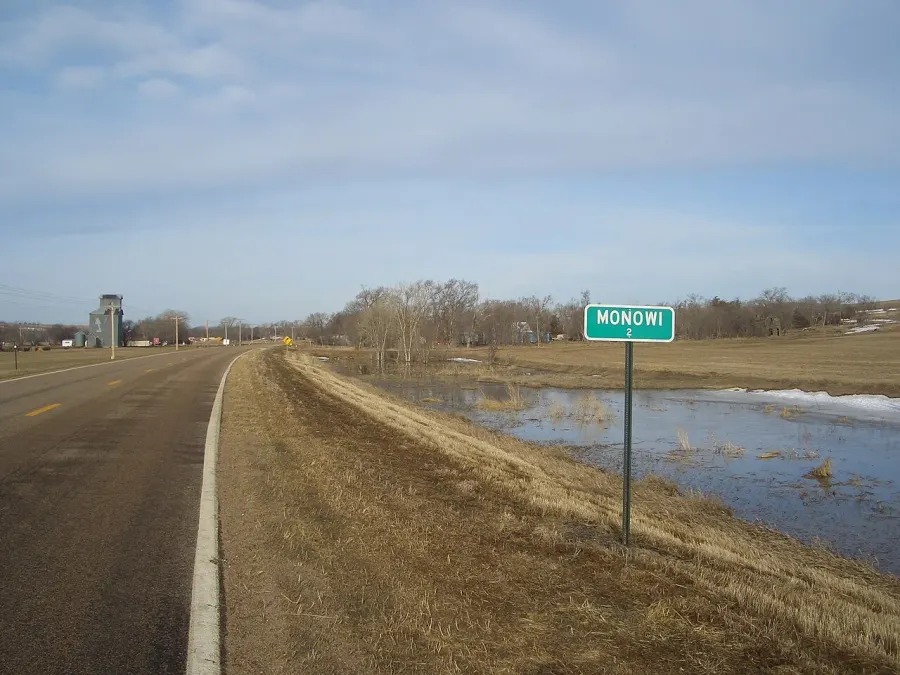 The Monowi, Nebraska card