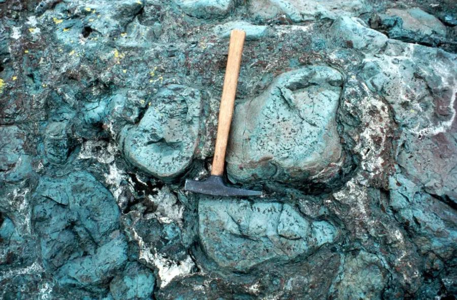 La carte Hyaloclastite