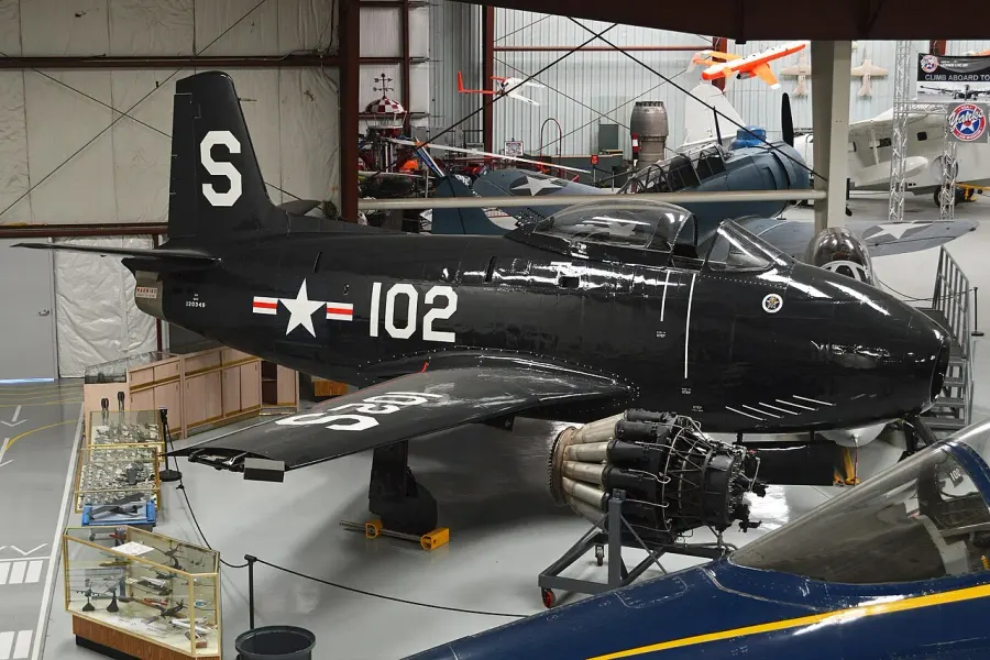La carte North American FJ-1 Fury