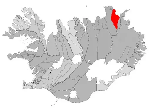 La carte Svalbarðshreppur