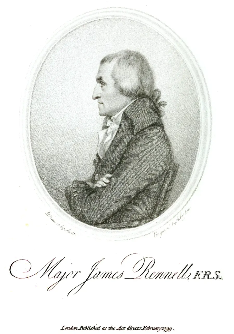 La carte James Rennell