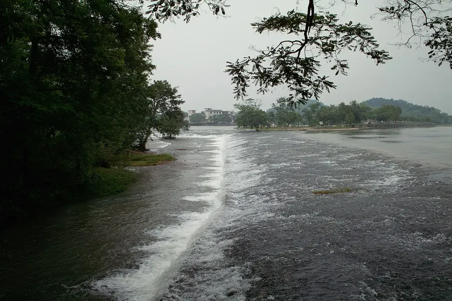 La carte Canal Lingqu
