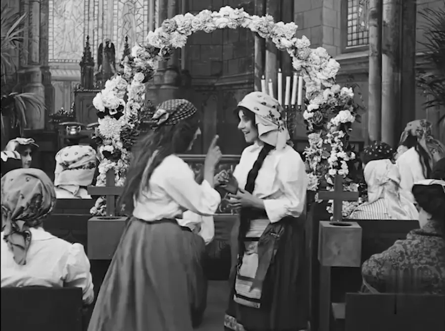 The At the Altar card