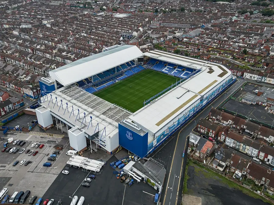 La carte Goodison Park