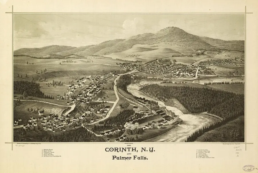 The Corinth, New York card