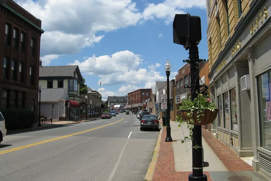 La carte Middleborough Center
