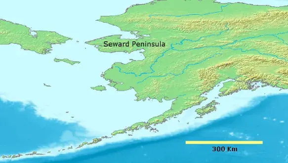 La carte Péninsule de Seward