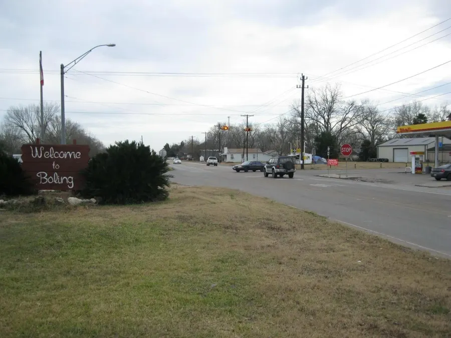 The Boling-Iago, Texas card