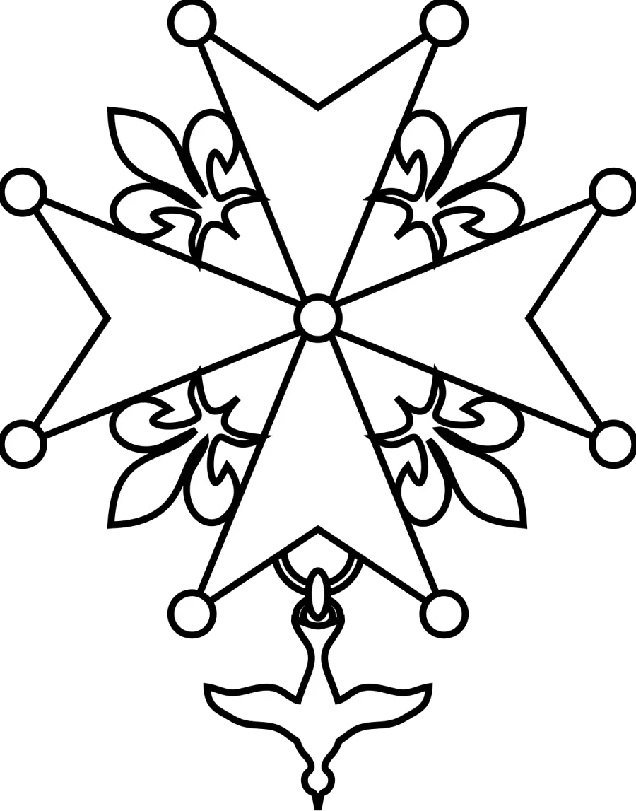La carte Croix huguenote