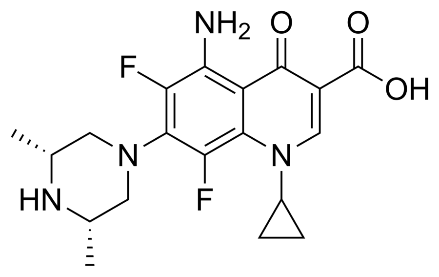 The Sparfloxacin card