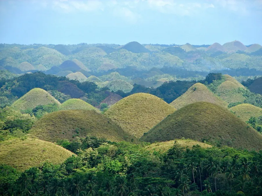 La carte Chocolate Hills