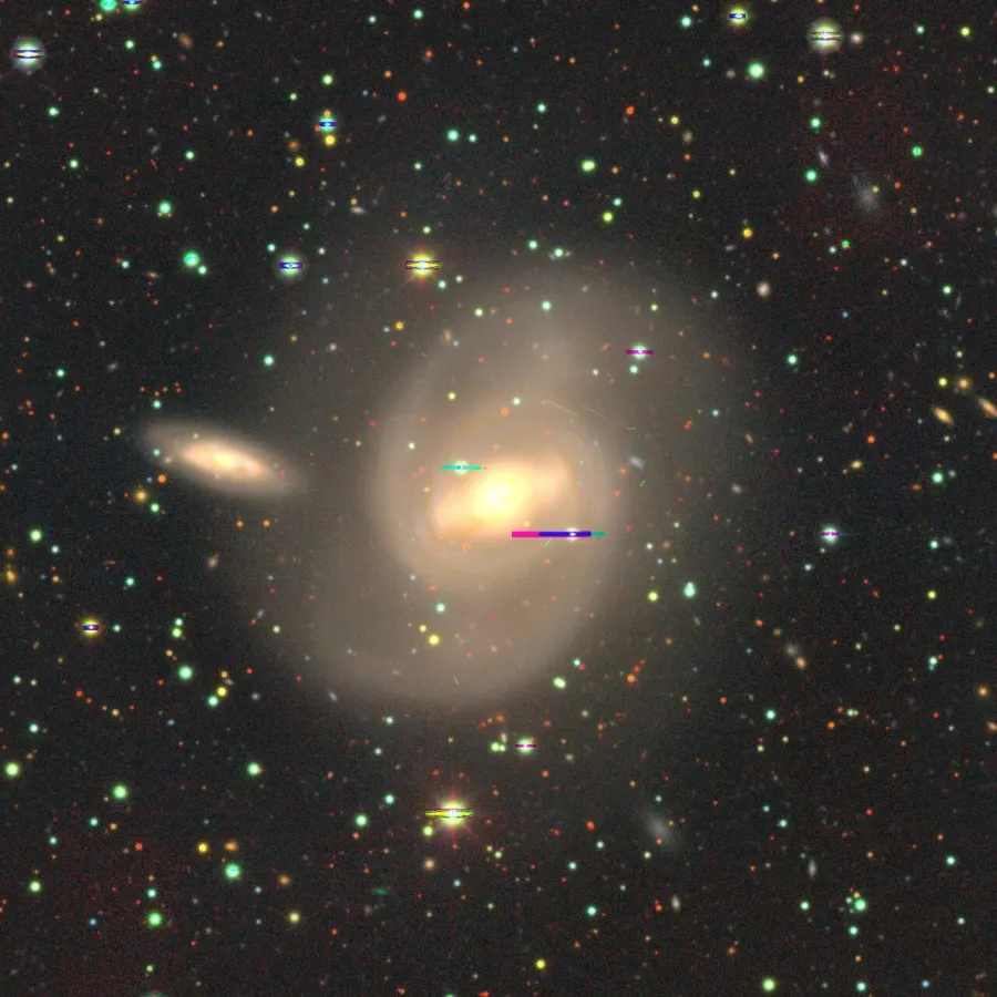 La carte NGC 4650