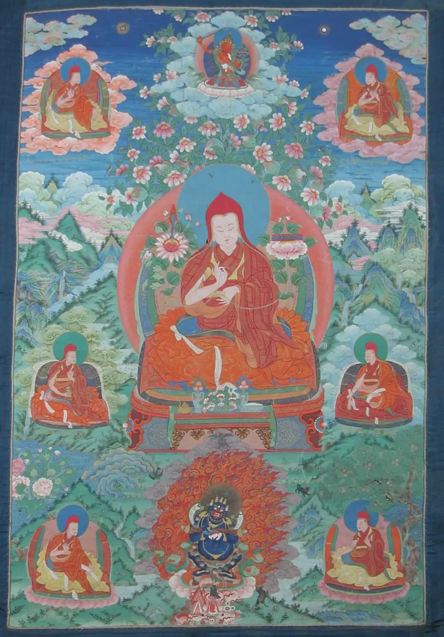 La carte Sakya Pandita