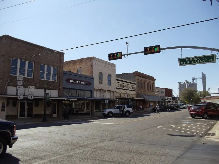 The Pittsburg, Texas card