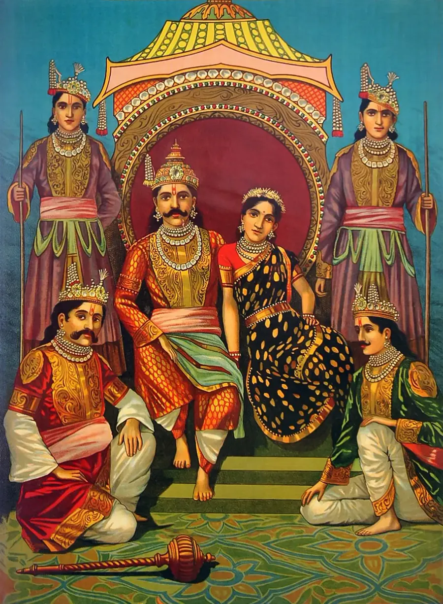 La carte Yudhishthira