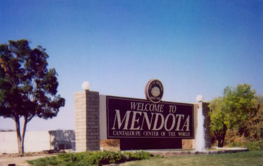 The Mendota, California card