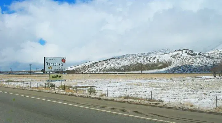 La carte Tehachapi