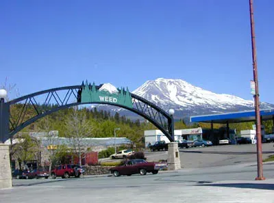 The Weed, California card