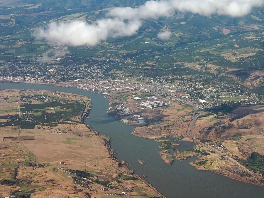 La carte The Dalles