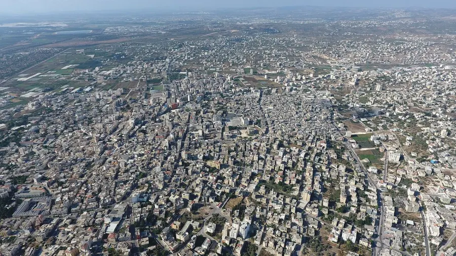 La carte Tulkarem