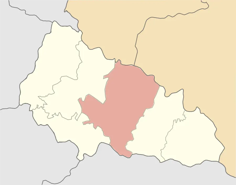 La carte Raïon de Khoust