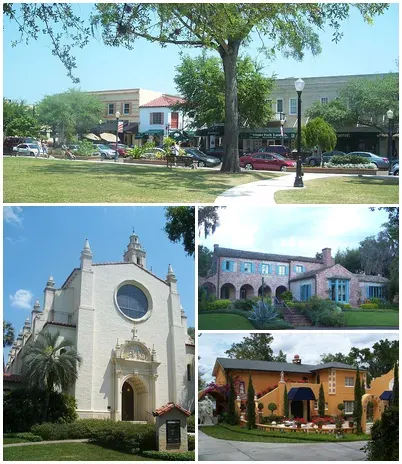 La carte Winter Park