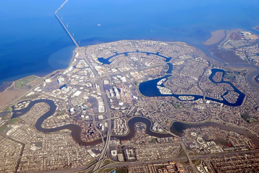 La carte Foster City