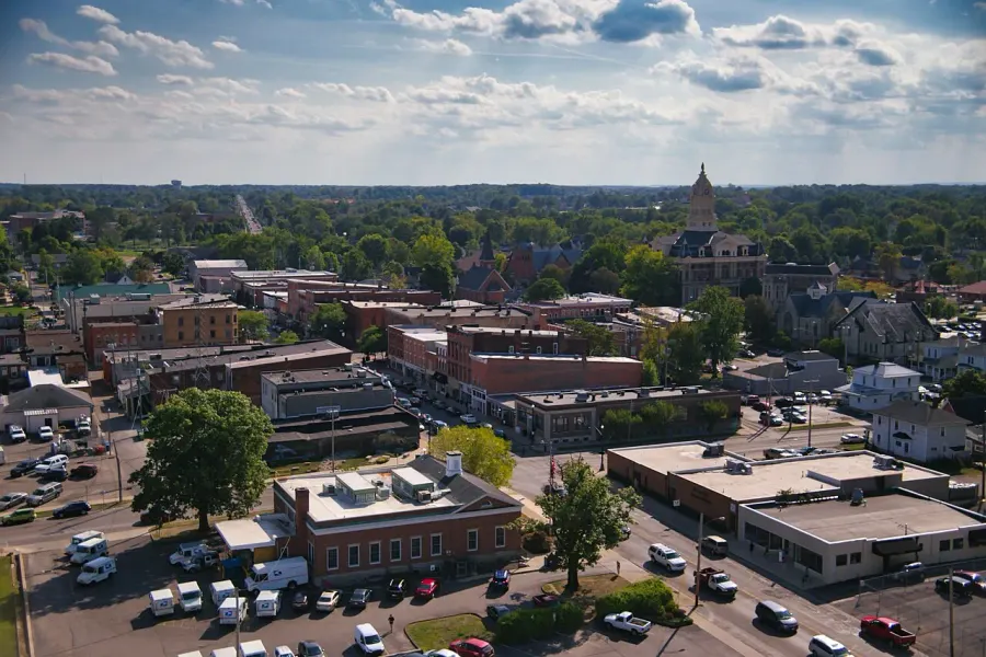 The Marysville, Ohio card