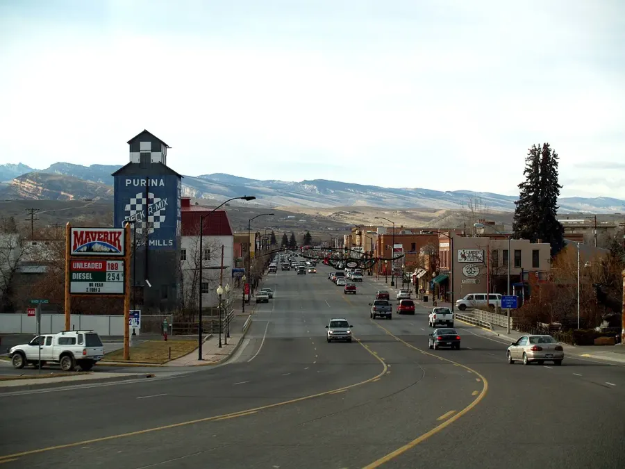 The Lander, Wyoming card