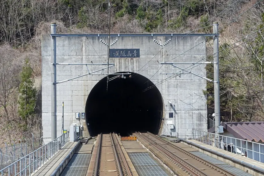 La carte Tunnel du Seikan
