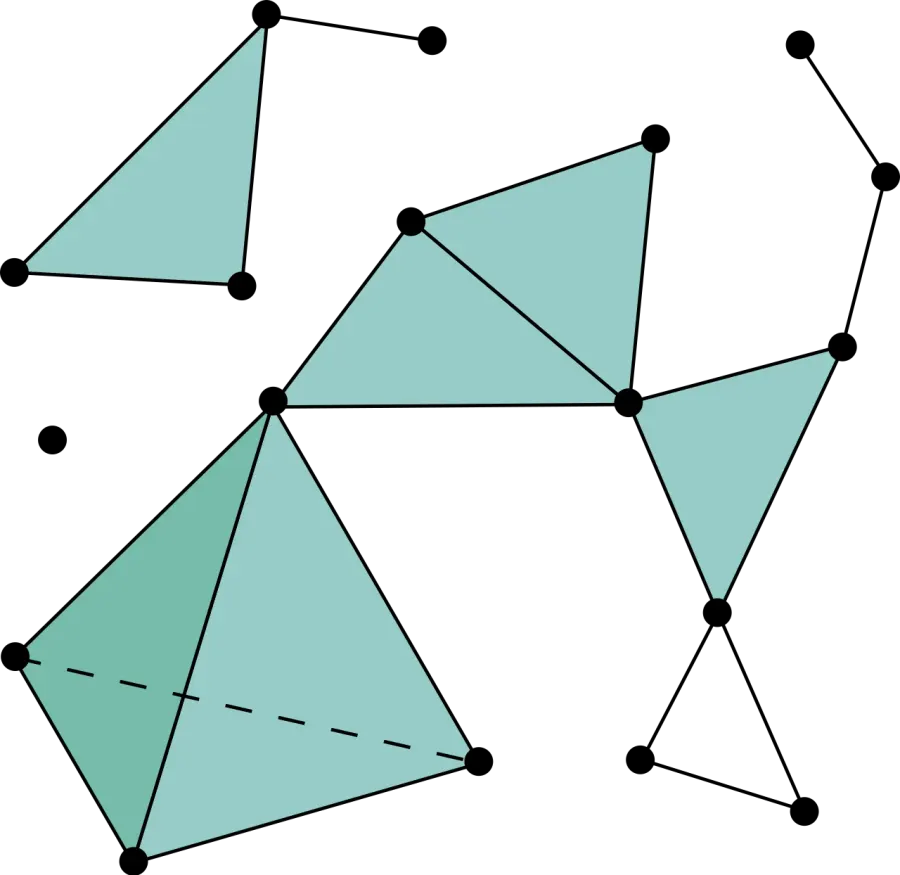 La carte Complexe simplicial