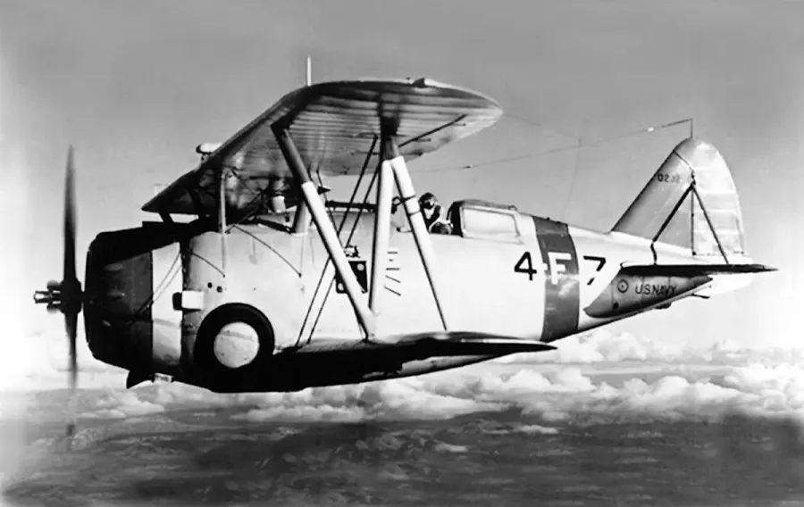 La carte Grumman F3F
