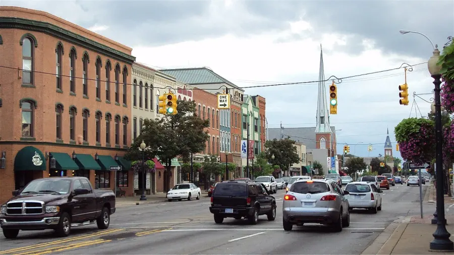 The Monroe, Michigan card